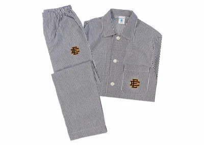 Pre-owned Eric Emanuel Men's  Ee Pajamas In Navy/blue