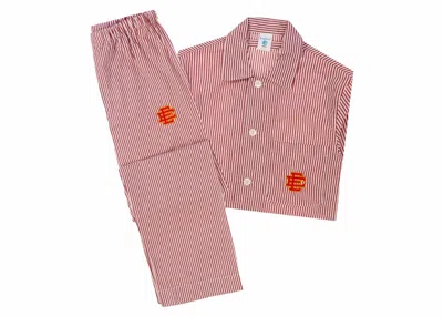 Pre-owned Eric Emanuel Men's  Ee Pajamas In Red