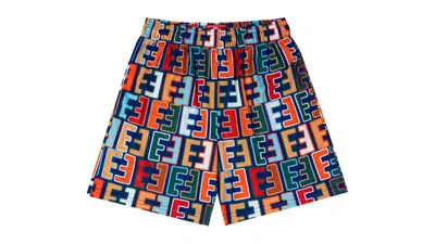 Pre-owned Eric Emanuel Men's  Ee Pattern Basic Short In Navy Blue