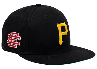 Pre-owned Eric Emanuel Men's  Ee Pittsburgh Pirates Ne 59fifty Fitted Hat In Black