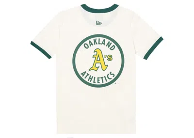 Pre-owned Eric Emanuel Men's  Ee Ringer T In Oakland Athletics In Green