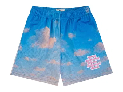 Pre-owned Eric Emanuel Men's  Ee Short In Morning Clouds/pink