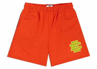 Pre-owned Eric Emanuel Men's  Ee Short In Scarelet Red/green In Multi