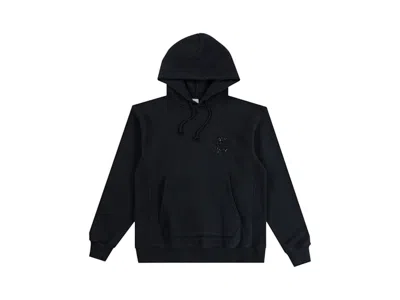 Pre-owned Eric Emanuel Men's  Ee Swarovski Hoodie In Black