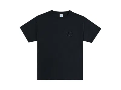 Pre-owned Eric Emanuel Men's  Ee Swarovski T-shirt In Black