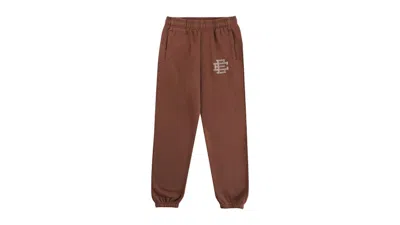 Pre-owned Eric Emanuel Men's  Ee Sweatpant In Brown/swarovski