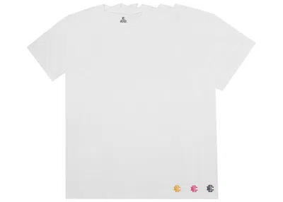 Pre-owned Eric Emanuel Men's  Ee T-shirt 3 Pack In White