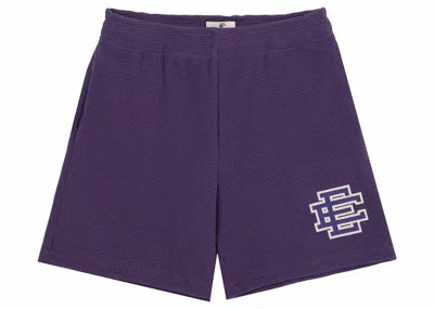 Pre-owned Eric Emanuel Men's  Ee Thermal Short In Purple