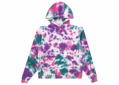Pre-owned Eric Emanuel Men's  Ee V2 Hoodie In Purp Spot Dye