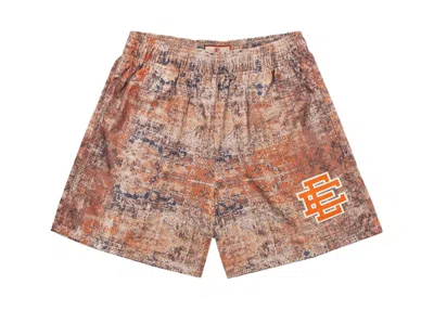 Pre-owned Eric Emanuel Men's  Persian Rug Basic Short In Orange