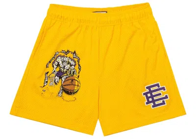 Pre-owned Eric Emanuel Men's  X Warren Lotas Basic Short In Yellow