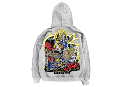 Pre-owned Eric Emanuel Men's  X Warren Lotas Jump Shot Hoodie In Grey