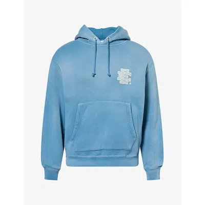 Eric Emanuel Mens Blue Horizon Core Heritage Cotton-jersey Hoody Xl