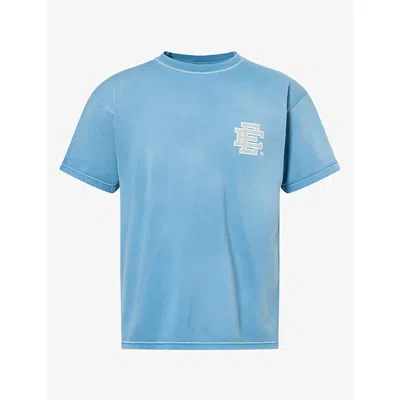 Eric Emanuel Mens Blue Horizon Core Heritage Cotton-jersey T-shirt