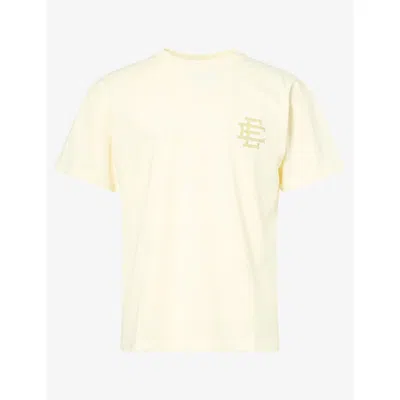 Eric Emanuel Mens  Core Heritage Cotton-jersey T-shirt In Cannoli Cream