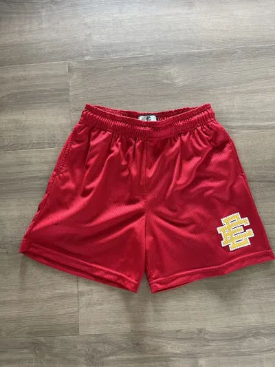 Pre-owned Eric Emanuel Mesh Shorts Red