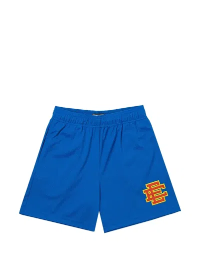 Eric Emanuel Mesh Texture Shorts In Blue