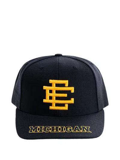 Eric Emanuel Michigan Logo-embroidered Cap In Blue