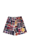 Eric Emanuel Plaid-pattern Shorts In Multi