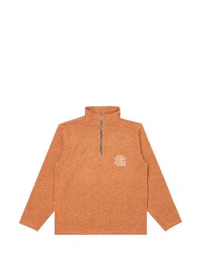 Eric Emanuel Quarter-zip Sweater In Brown