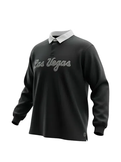 Eric Emanuel Rugby Lv Long-sleeve Polo Shirt In Black