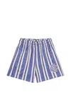 Eric Emanuel Striped Shorts In Multi