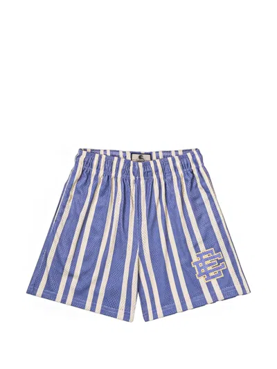 Eric Emanuel Striped Shorts In Multi