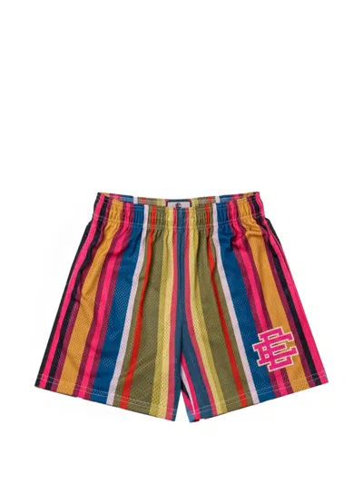 Eric Emanuel Striped Shorts In Multi