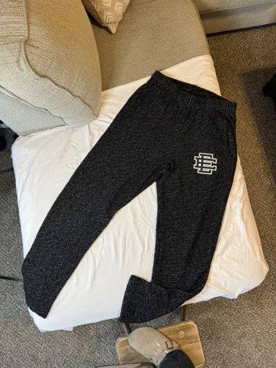 Pre-owned Eric Emanuel Sweatpants M In Black
