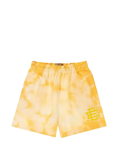 Eric Emanuel Tie Dye Basic Shorts In Yellow
