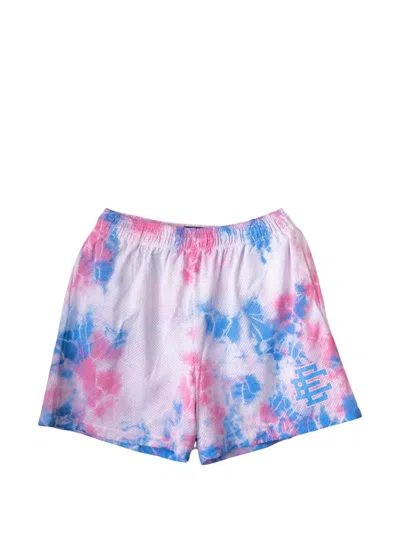 Eric Emanuel Tie-dye Mesh Shorts In Multi