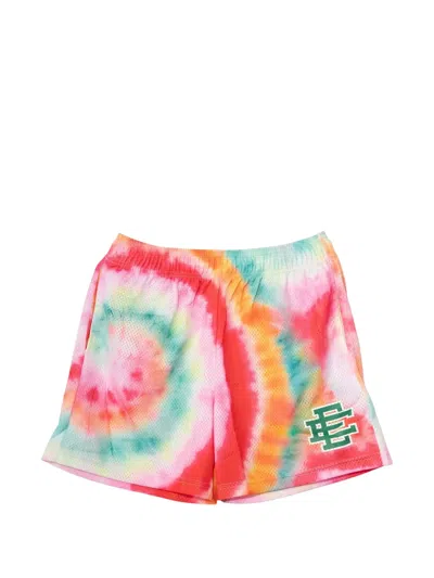 Eric Emanuel Tie-dye Track Shorts In Pink