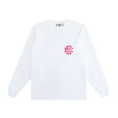 Pre-owned Eric Emanuel X Sickö Ee Long-sleeve T-shirt 'white/pink' | Men's Size Xxl
