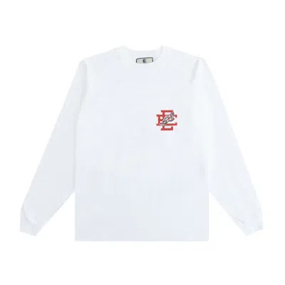 Pre-owned Eric Emanuel X Sickö Ee Long-sleeve T-shirt 'white/red' | Men's Size L
