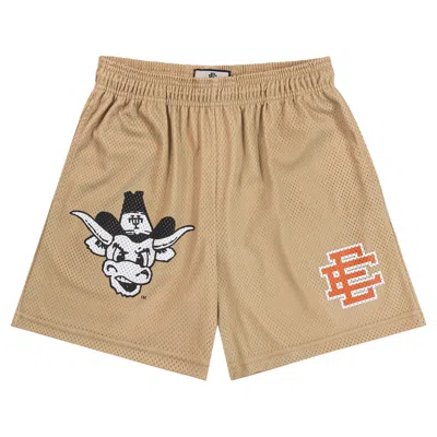 Pre-owned Eric Emanuel X University Of Texas Basic Shorts 'brown/orange' | Men's Size L