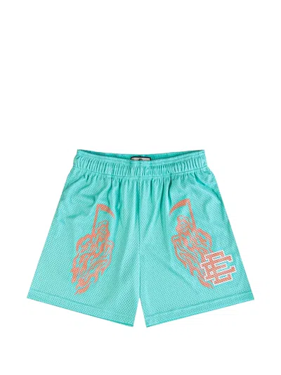 Eric Emanuel X Warren Lotas Graphic-print Shorts In Blue