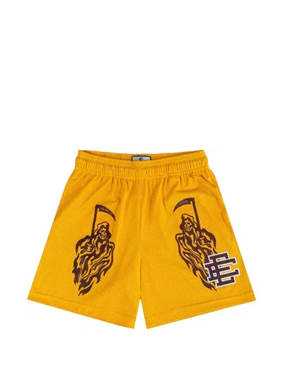 Eric Emanuel X Warren Lotas Mesh Shorts In Brown