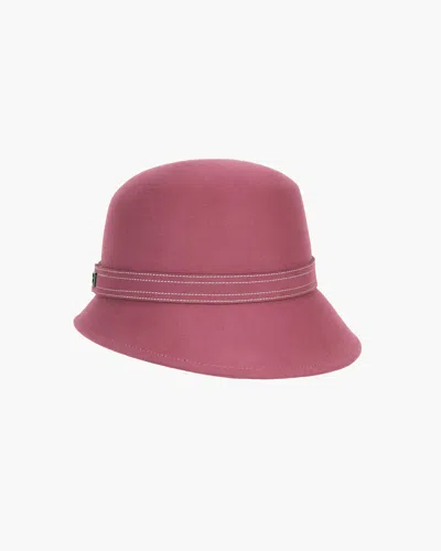 Eric Javits Anna Wool Hat In Old Rose