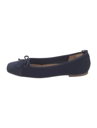 Pre-owned Eric Javits Ballet Flats In Blue