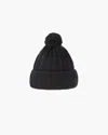 Eric Javits Beanie W/ Pom Pom In Black