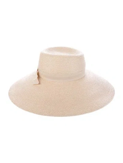 Pre-owned Eric Javits Beige Wide Brim With Tags In Neutral