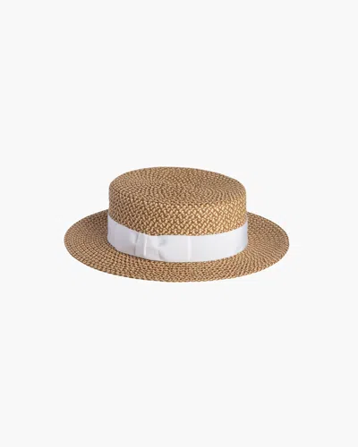 Eric Javits Boater In Peanut/white