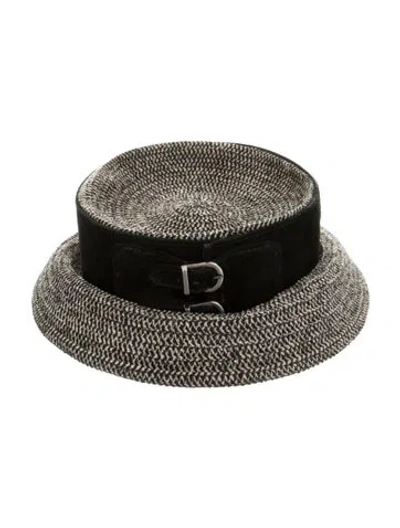 Pre-owned Eric Javits Bucket Hat In Black