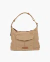 Eric Javits Cargo Hobo In Khaki