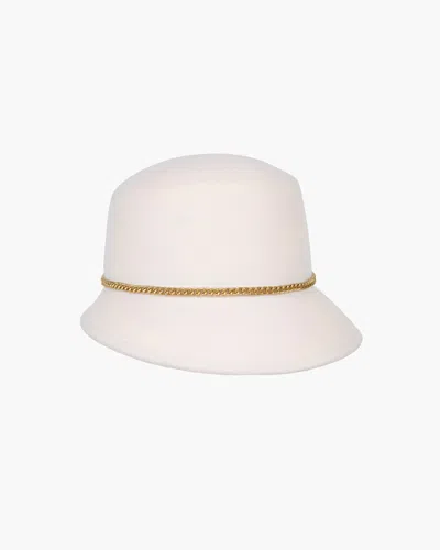 Eric Javits Chain Cloche In White
