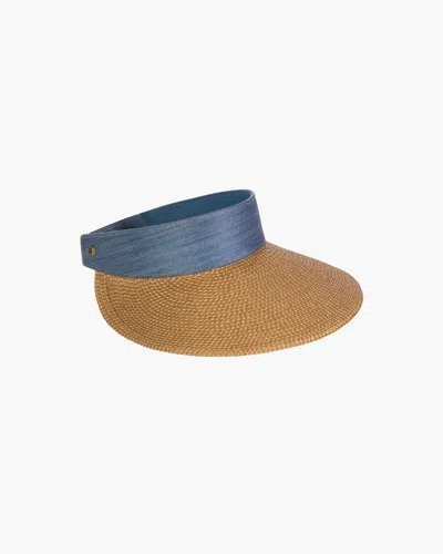 Eric Javits Champ Ii In Natural/denim
