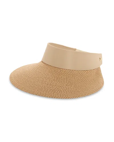 Eric Javits Champ Ii Visor In Brown