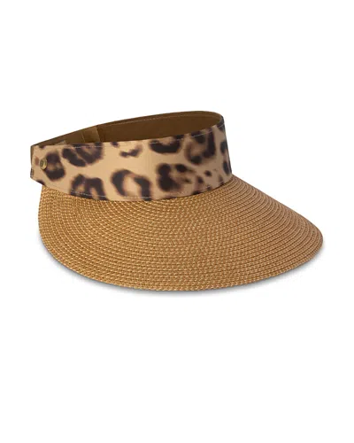 Eric Javits Champ Ii Visor In Brown