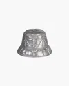 Eric Javits Chevra Bucket In Silver