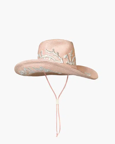 Eric Javits Coral Corral Squishee Straw Packable Hat